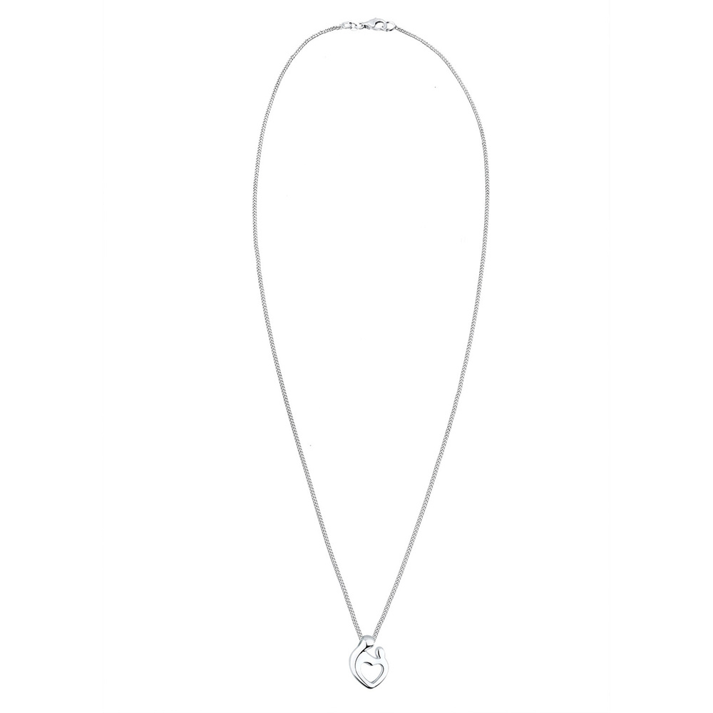 Elli Elli by Julie & Grace Collier femme Coeur Pendentif mère et enfant en argent 45 c collier