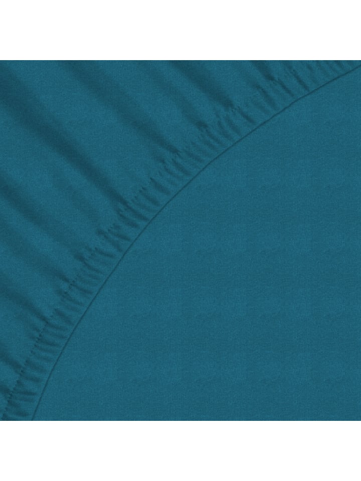GMD Living Jersey Spannbettlaken JANNEBY für Babybett in Petrol günstig kaufen 70 x 140 cm