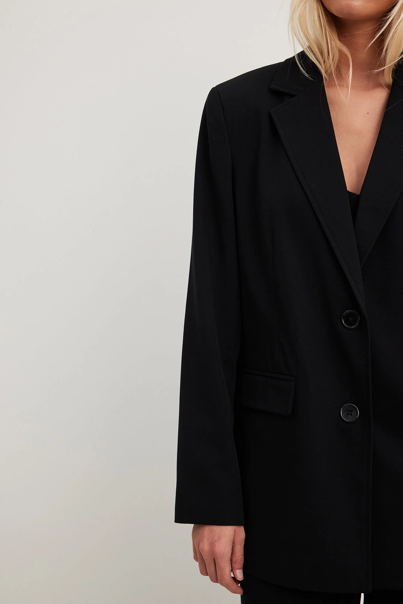 Oversized Blazer mit Steppnähten