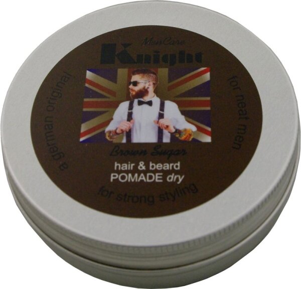 Knight Men Care Hair & Beard Pomade dry strong hold Pomade