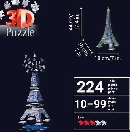 Ravensburger Eiffelturm Glow-in-the-Dark Edition