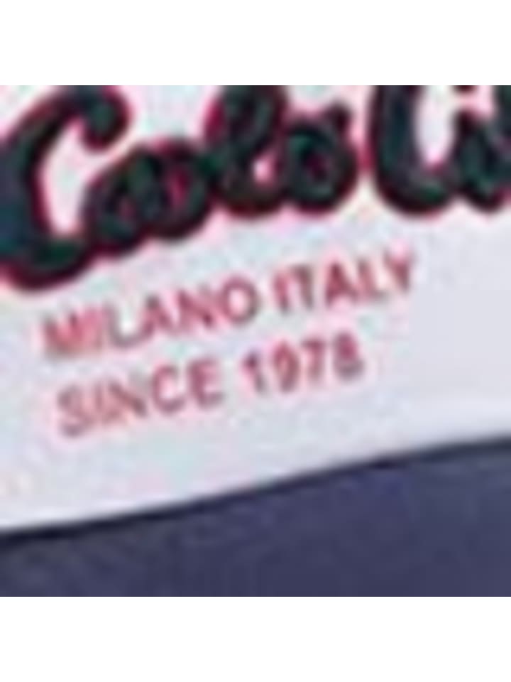 Carlo Colucci Trucker Cap Comberlato in Weiß / Blau günstig kaufen onesize