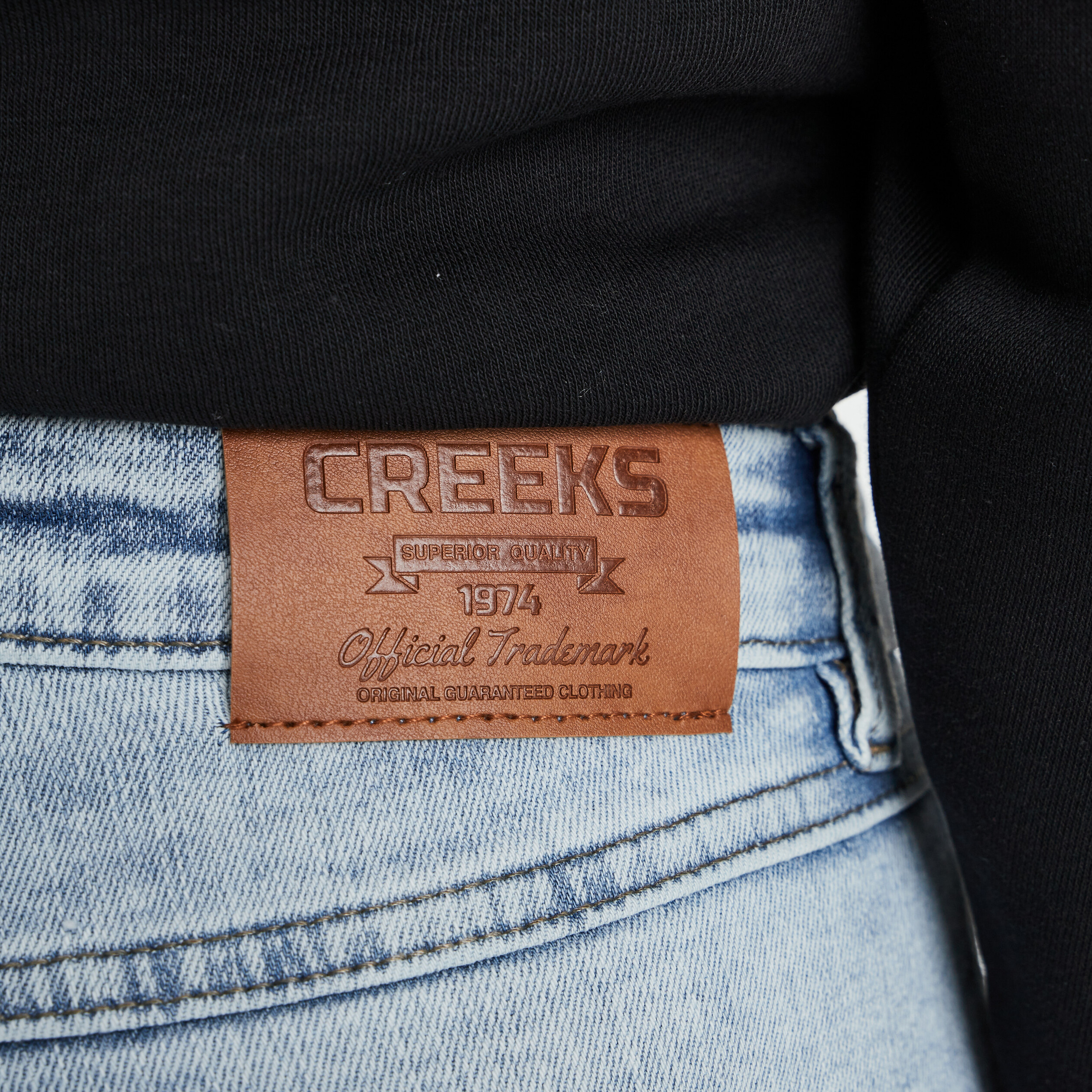 Jeans skinny taille haute denim double stone femme | La Halle