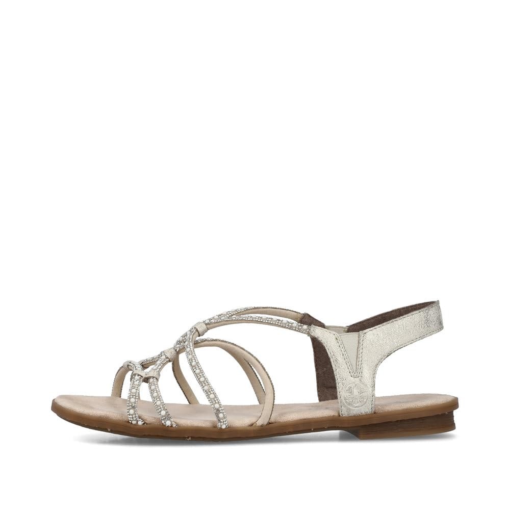 RIEKER Klassische Sandalen beige
