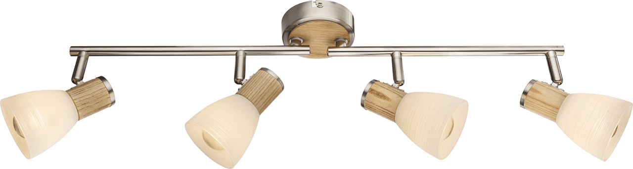 Globo Lighting - GYLFI - Strahler Metall Nickel matt, 4x E14