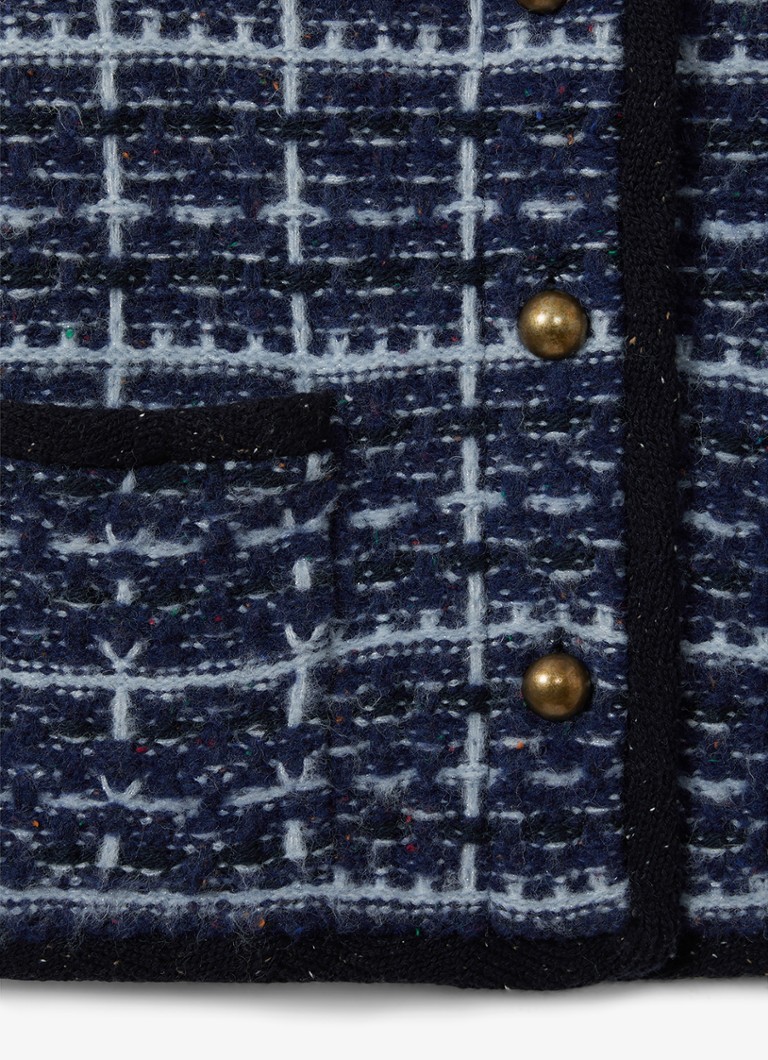 Reiss Felicity paksu neuletakki merinovillasekoitteesta tweed-jäljitelmällä