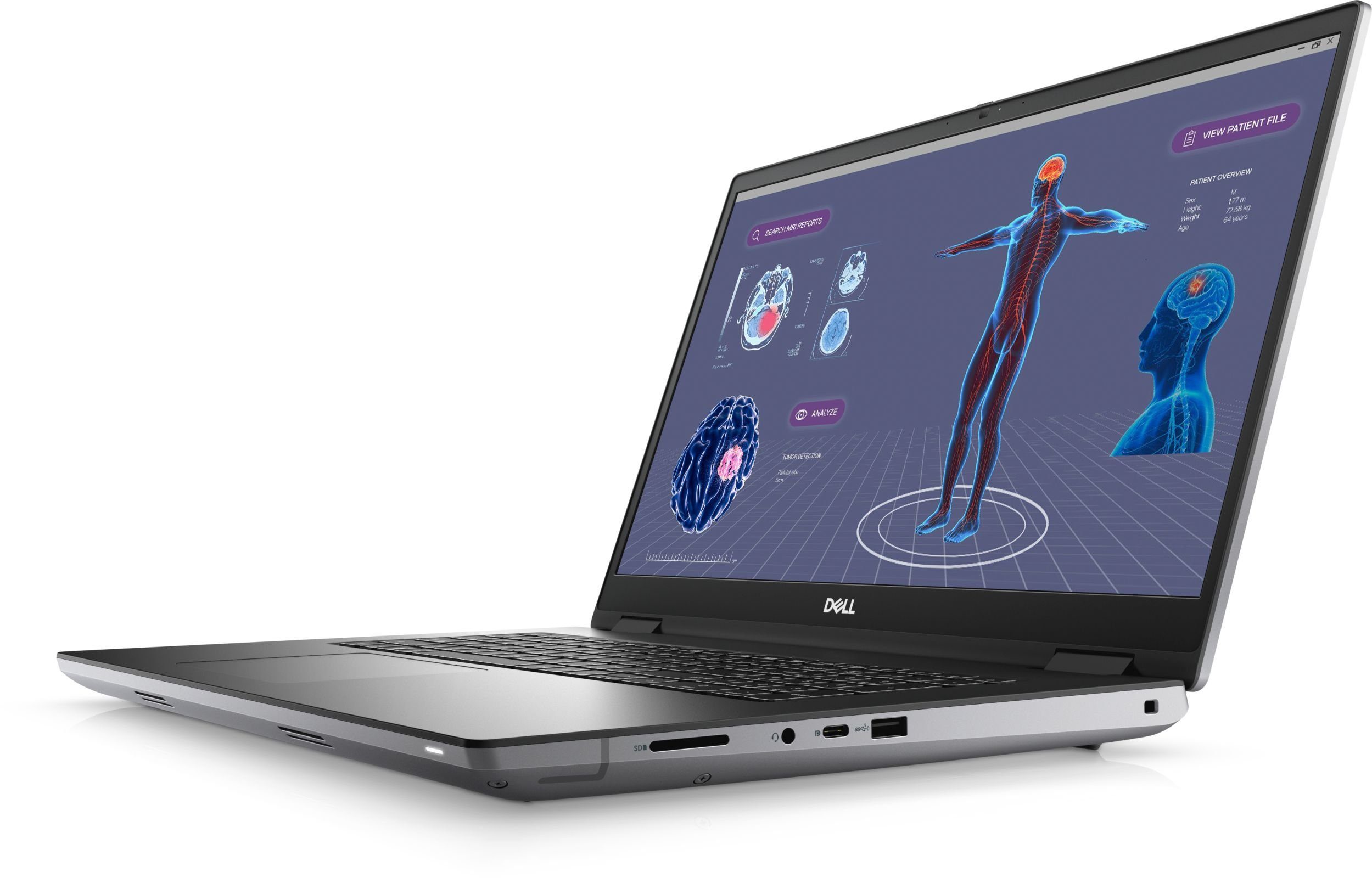 Dell Precision 7780 - 43.2 cm (17) - Intel Core i7-13850HX - Grau Notebook (Intel Core i7 13. Gen i7-13850HX, NVIDIA GeForce RTX 3500, 1000 GB SSD)