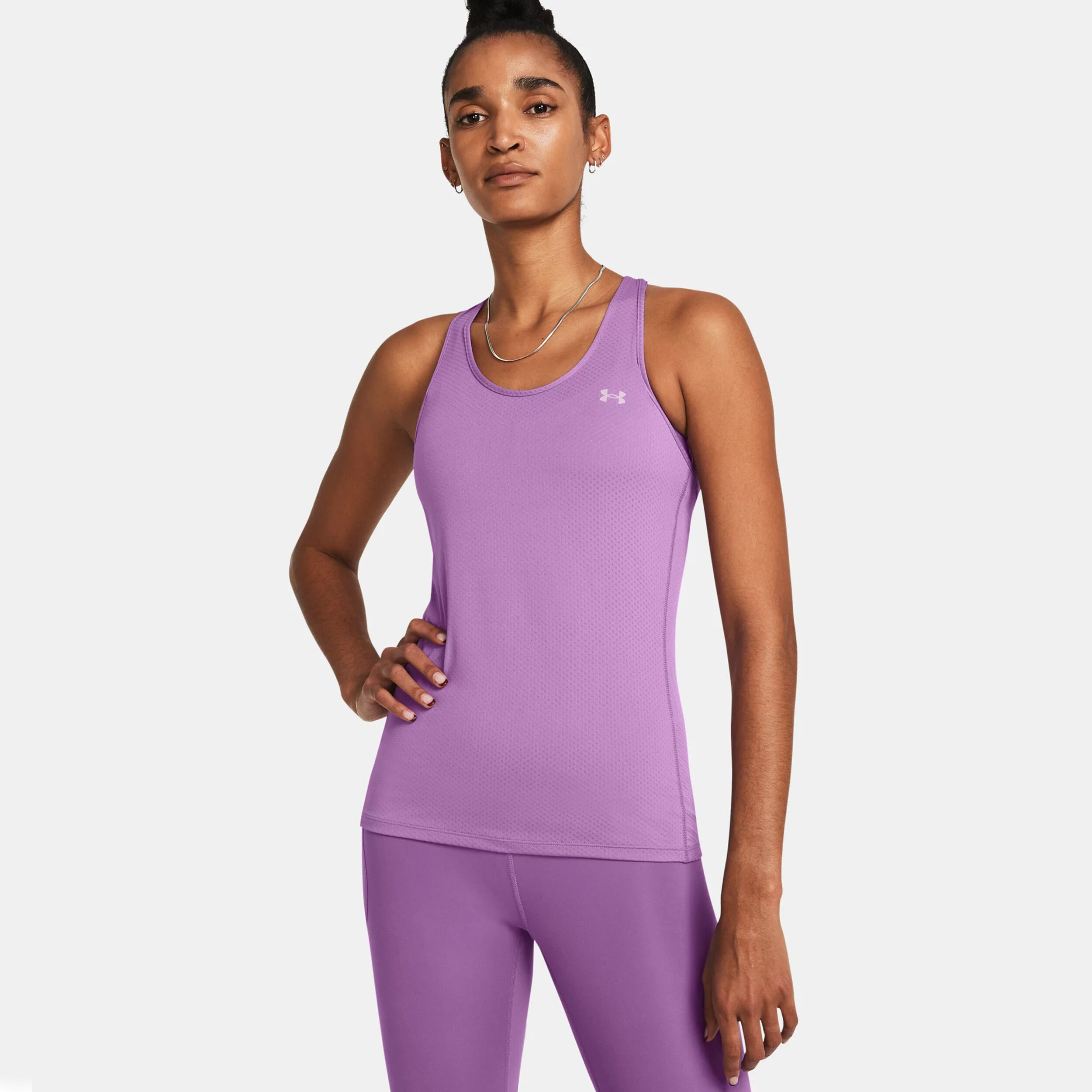 Tech Mesh Racer Tank-Top Damen - Lila
