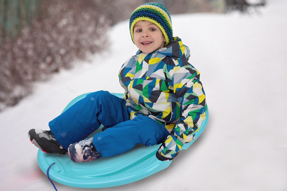 Jamara e.K. JAMARA-461111-Snow Play Bob Speed 78 cm pastell blau