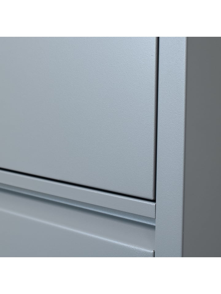 ebuy24 Schuhschrank Pisa 8 Grau 100 x 16 cm günstig kaufen onesize