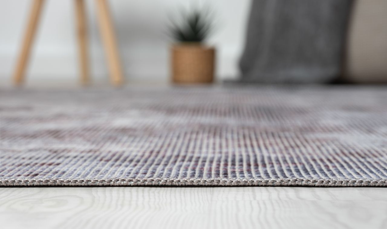 MyFlair Teppich Olivia, 120cm x 180cm, Farbe grau/blau/braun Mix, rechteckig