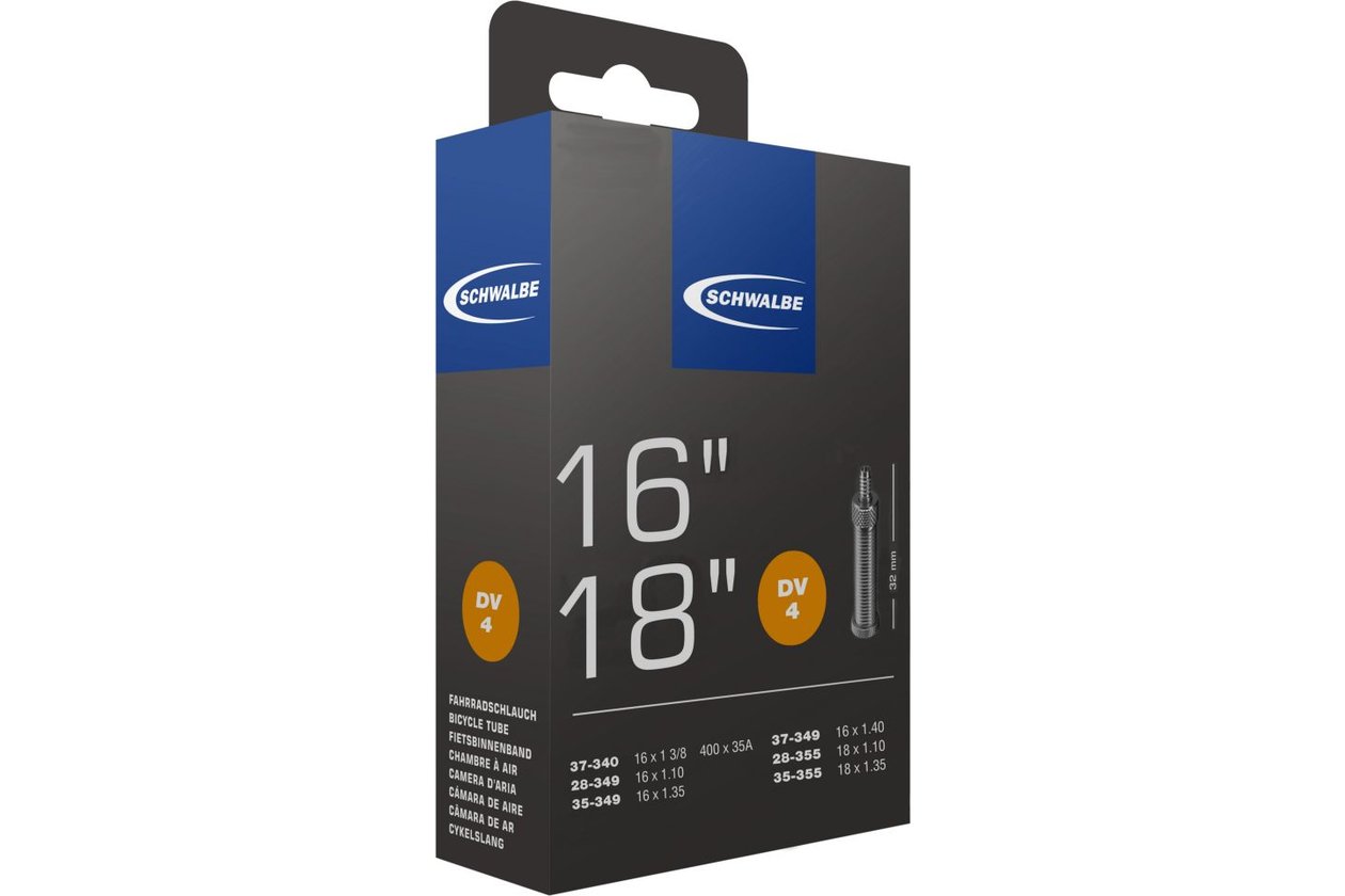 Schwalbe DV4 Schlauch 16/18 Zoll - 32 mm