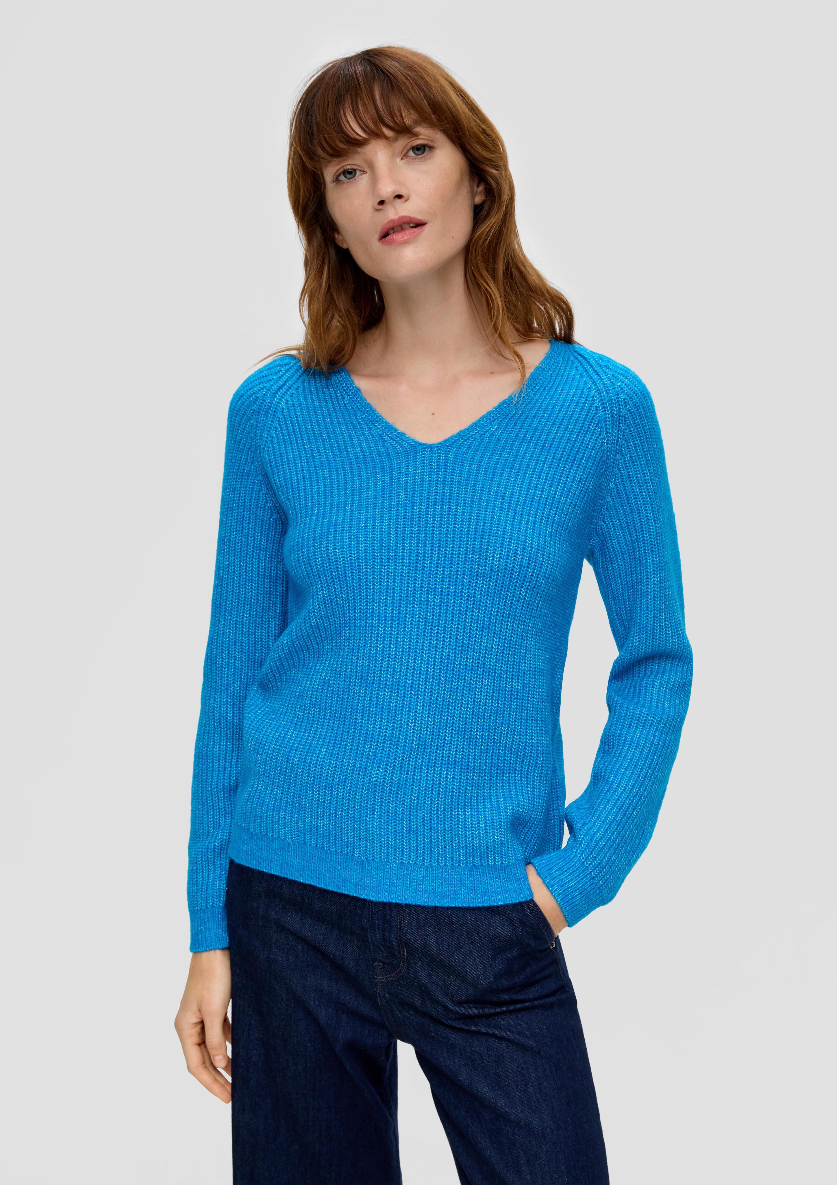 Strickpullover mit Rippstruktur  2137765-55W0