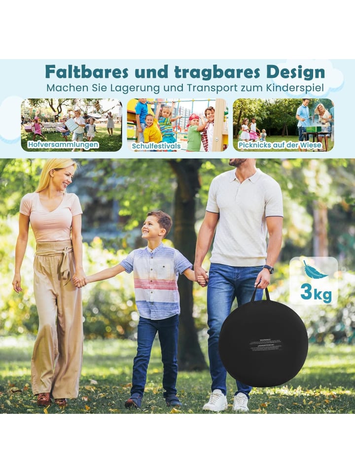 COSTWAY Dart Wurfspiel Set Kinder 145cm in Schwarz günstig kaufen onesize