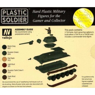 15mm WW2 Russian T34 76:85 Tank (5)