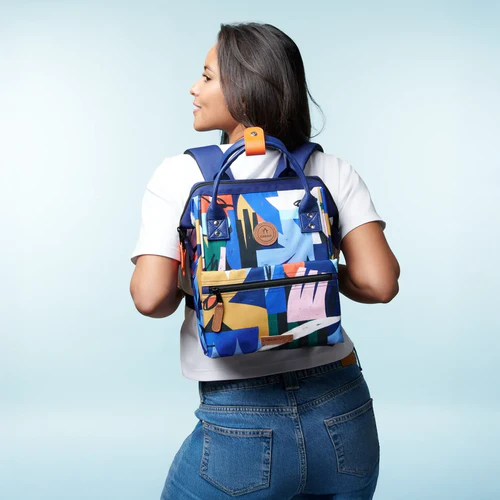 Adventurer Small Naoned blue backpack