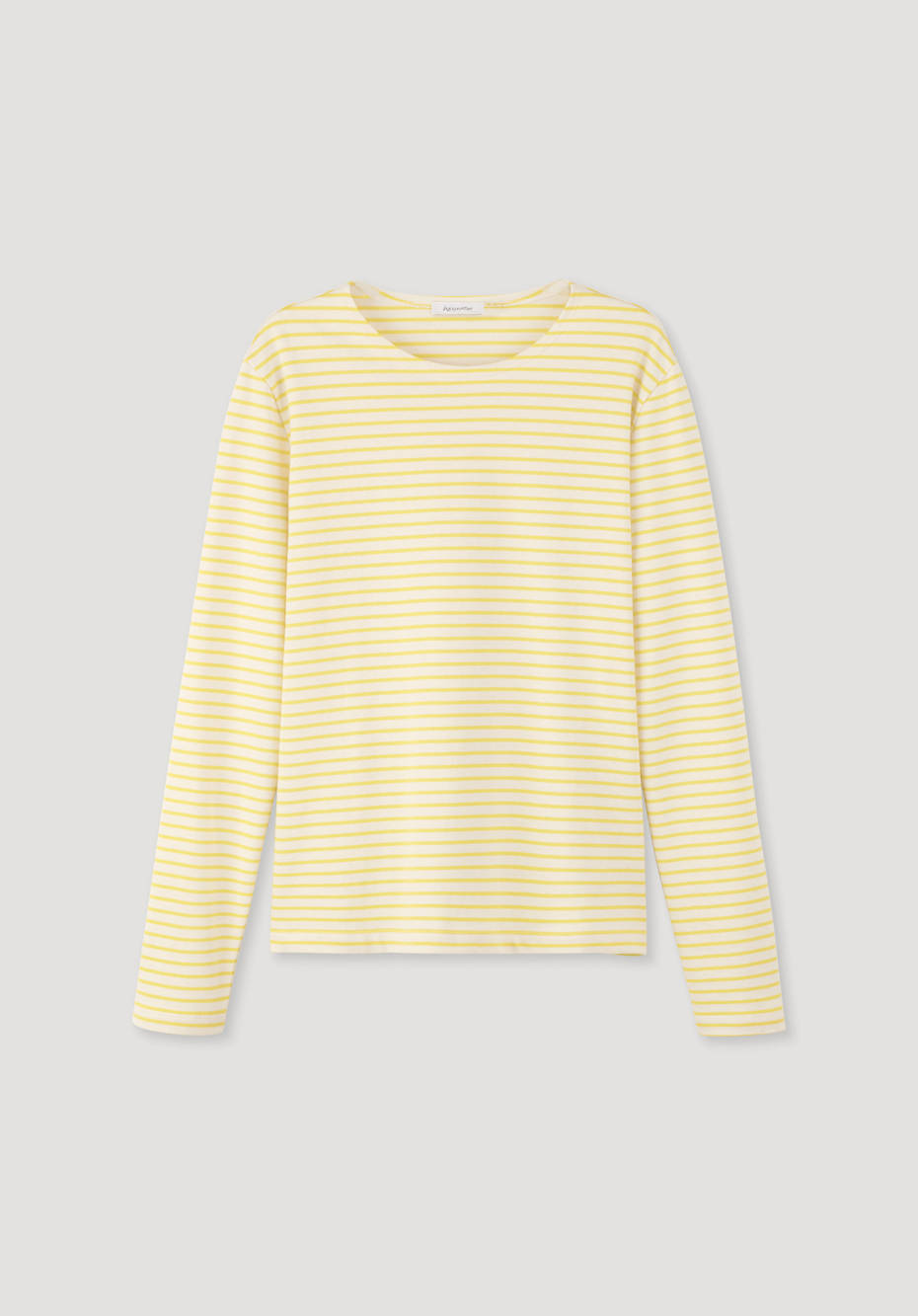Langarm-Ringelshirt aus reiner Bio-Baumwolle