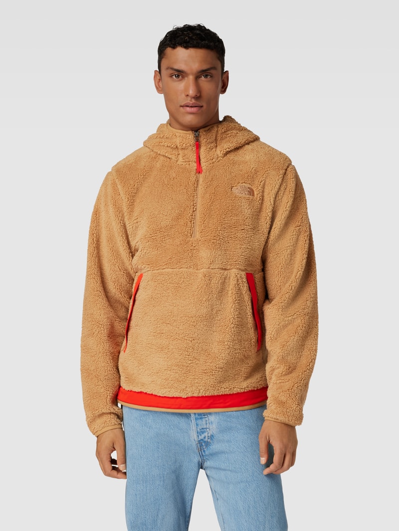 Hoodie aus Teddyfell Modell 'CAMPSHIRE' in camel