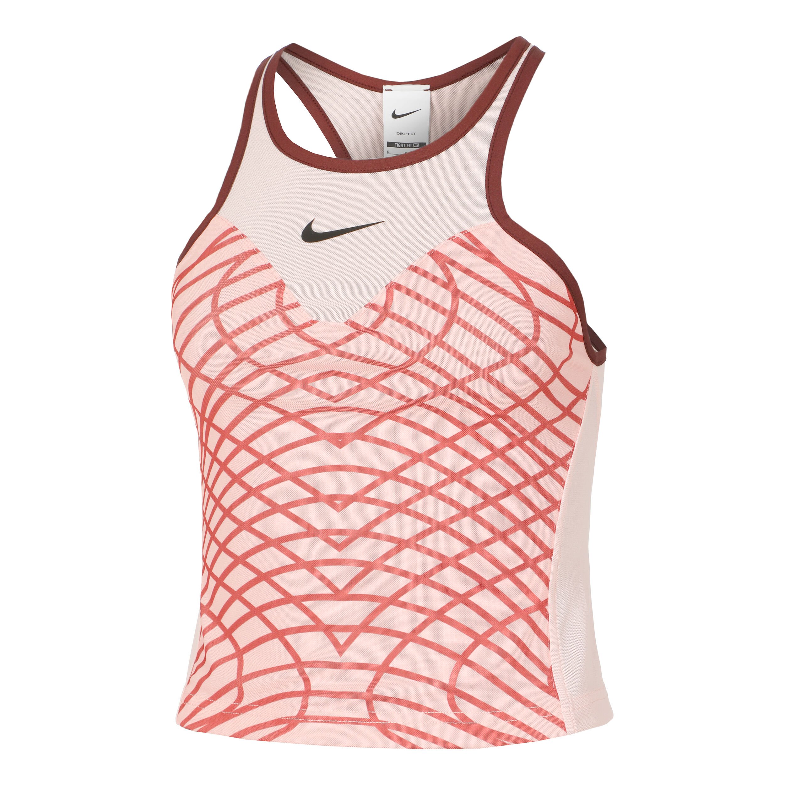 Dri-Fit Court Slam RG Tank-Top Damen - Rosa, Koralle