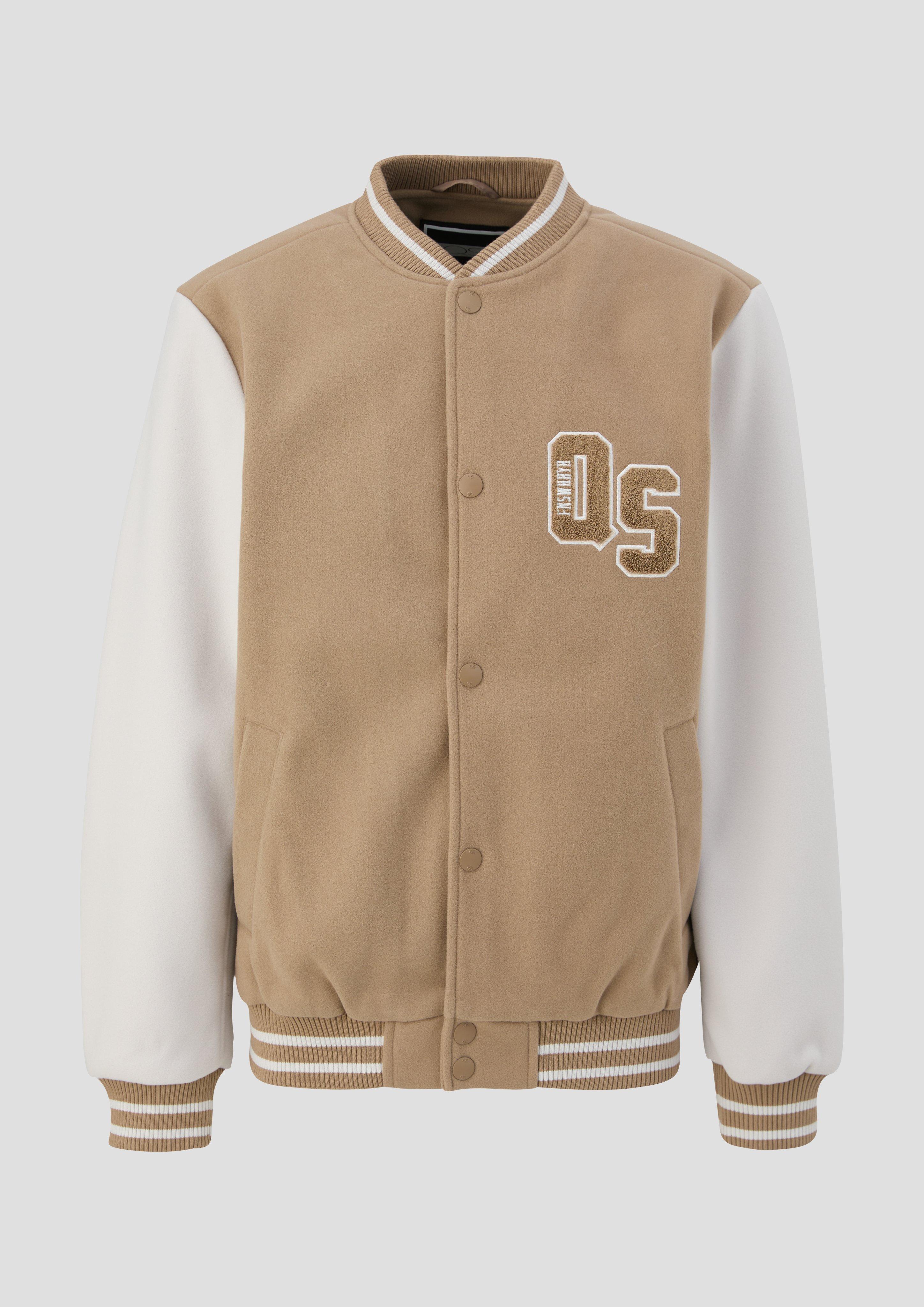 College-Jacke mit Frottee-Logo  2145739-8470