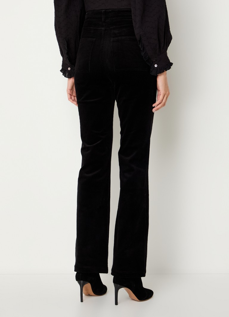 Antik Batik Tildo high waist flared fit corduroy trousers