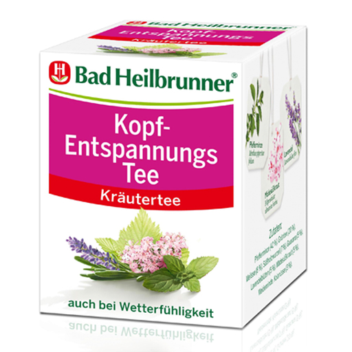 BAD HEILBRUNNER Kopf-Entspannungs Tee Filterbeutel  8 St  Filterbeutel