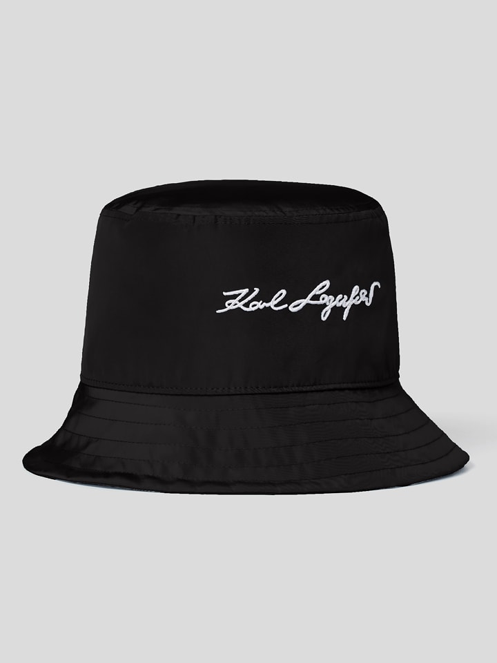 Karl Lagerfeld Fischerhut in Schwarz günstig kaufen onesize