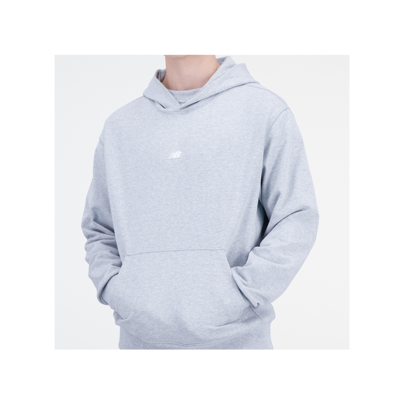 New Balance Athletics Remastered Hoody Grau FAG