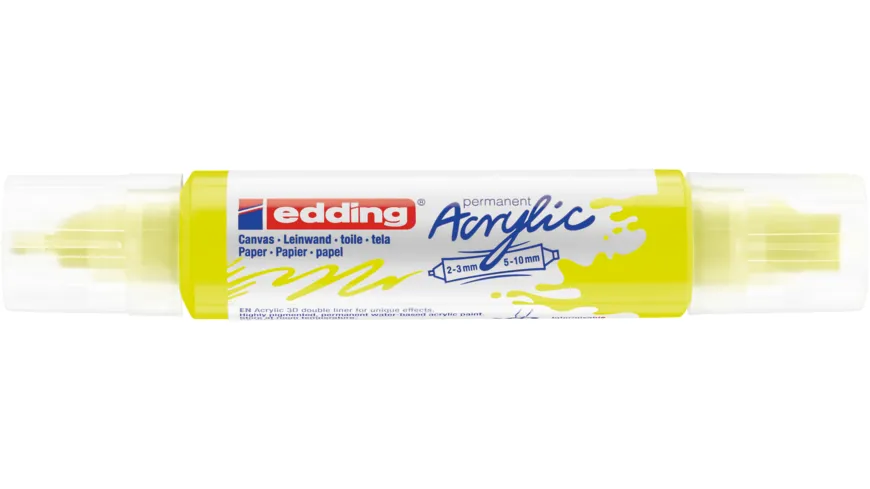 edding Double Liner 3D  neongelb 42 ml neongelb