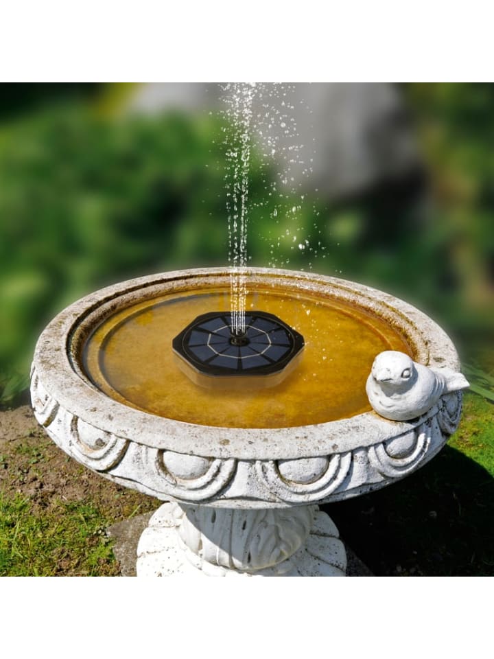 Garvida Solar Gartenfontäne mit 6 Sprühaufsätze Teich Springbrunnen Dekoration günstig kaufen onesize