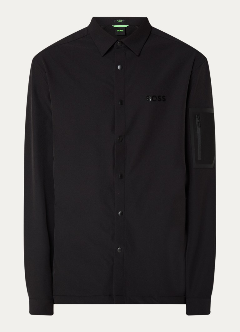 HUGO BOSS B_Lite_L majica regular fit z logotipom in žepi z zadrgo