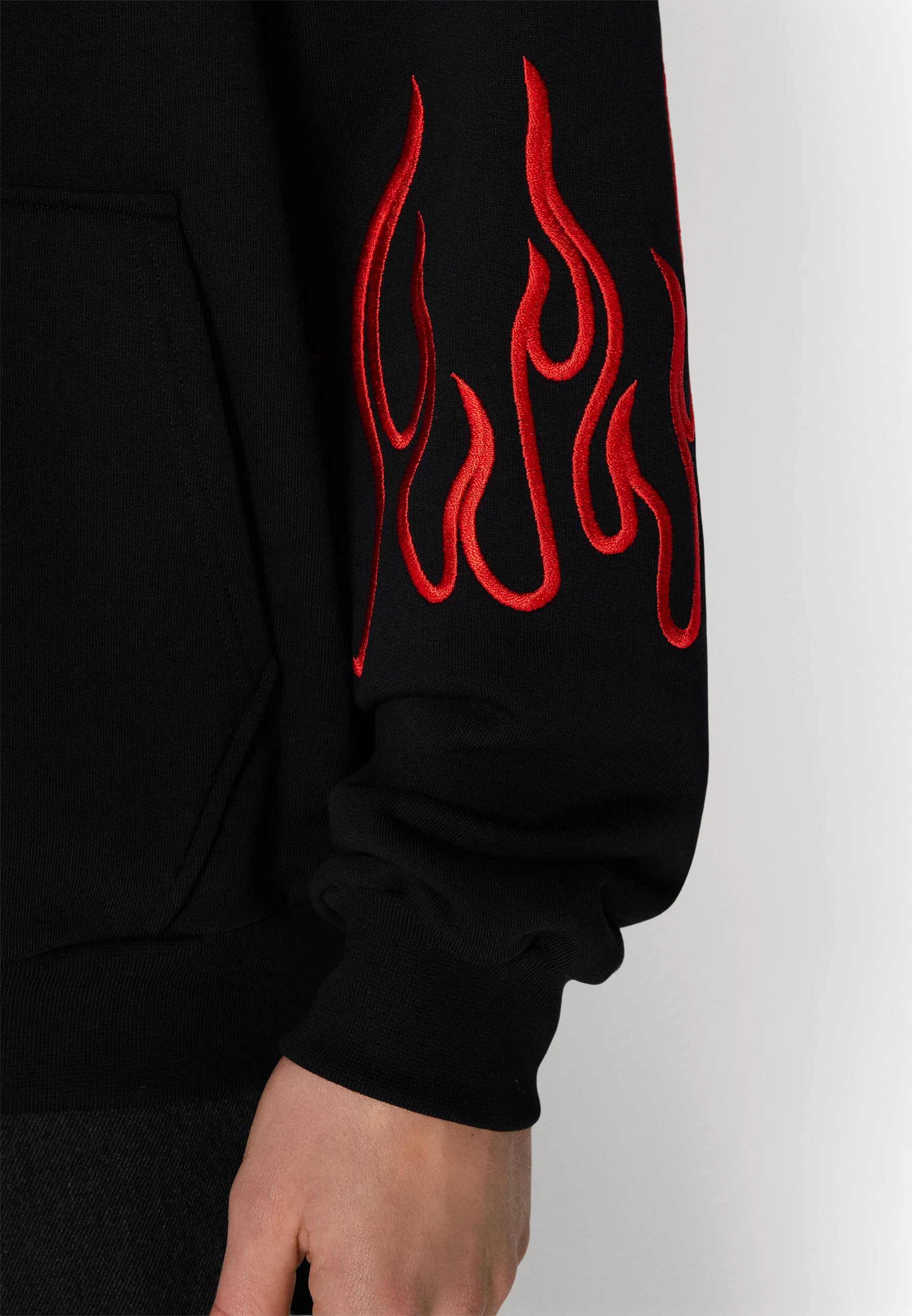 Visión de Super SUDADERA CON LLAMAS - Sudadera