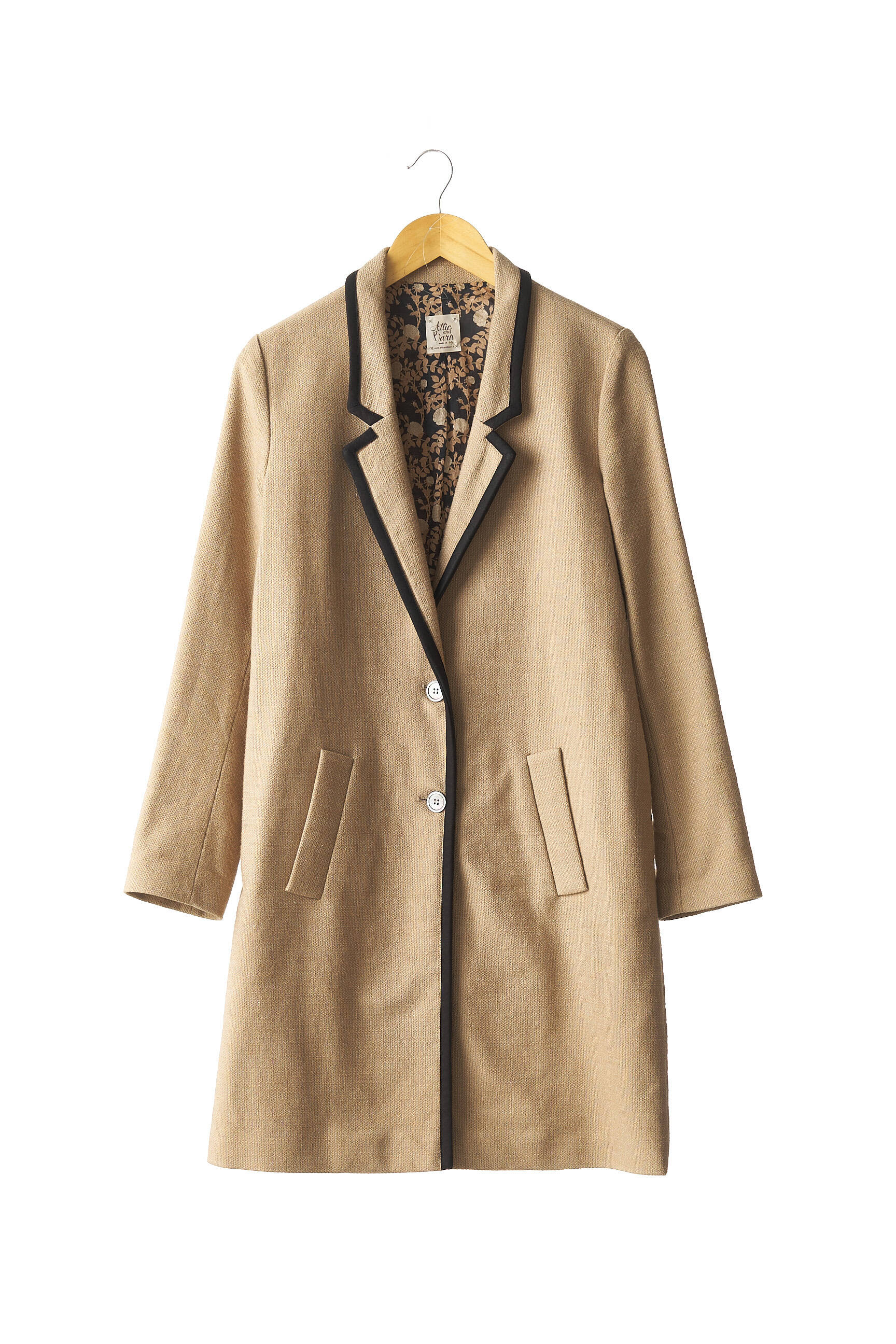 Attic And Barn Manteaux Longs Femme couleur beige