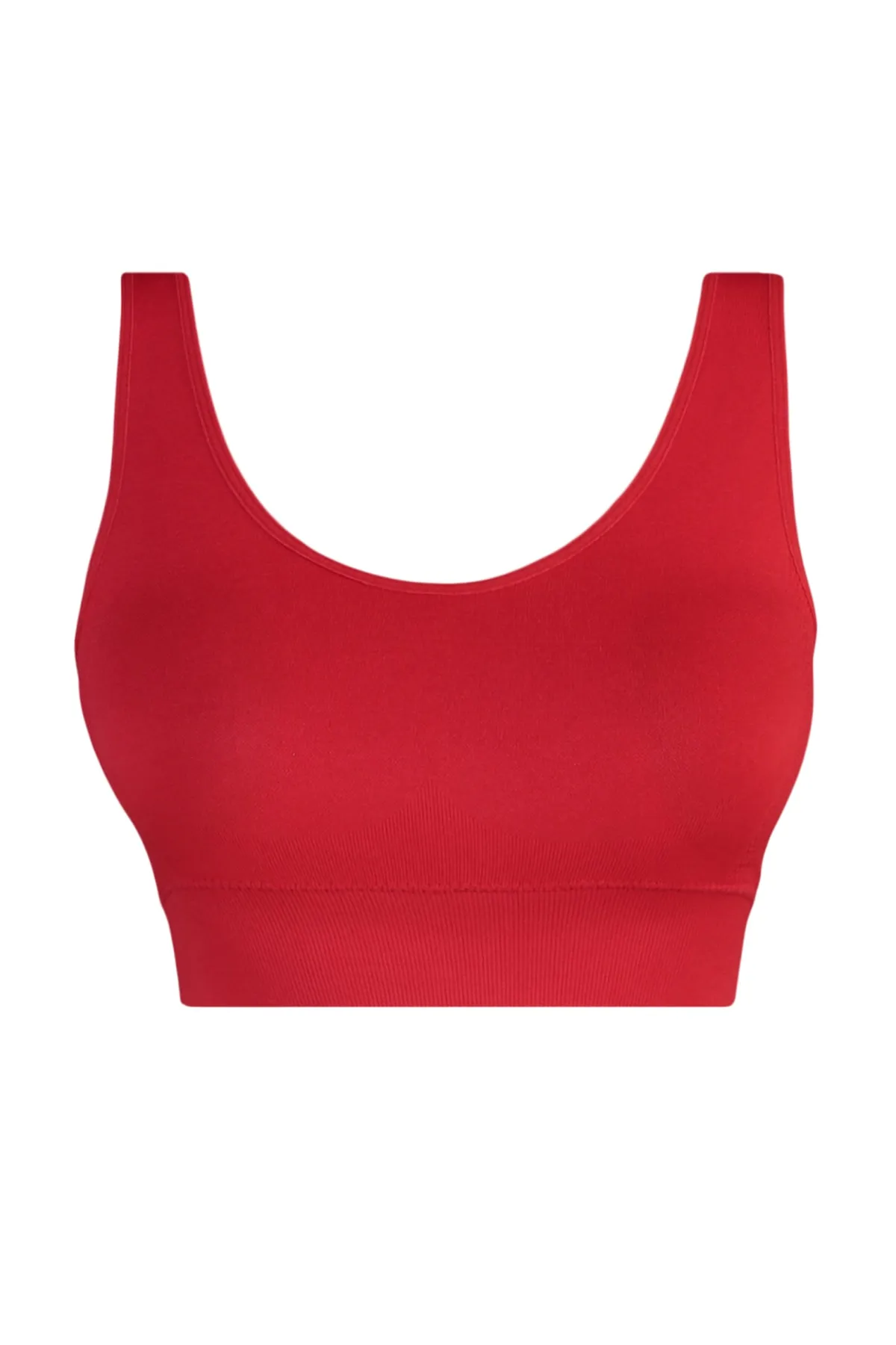 Trendyol Collection  Roter nahtloser/nahtlos unterstützter/formender gestrickter Sport-BH TWOAW23SS00019