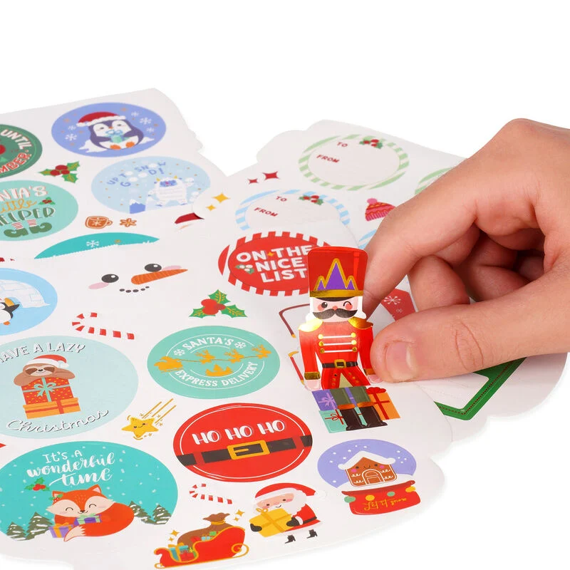 Libro de pegatinas de Navidad - Libro de pegatinas