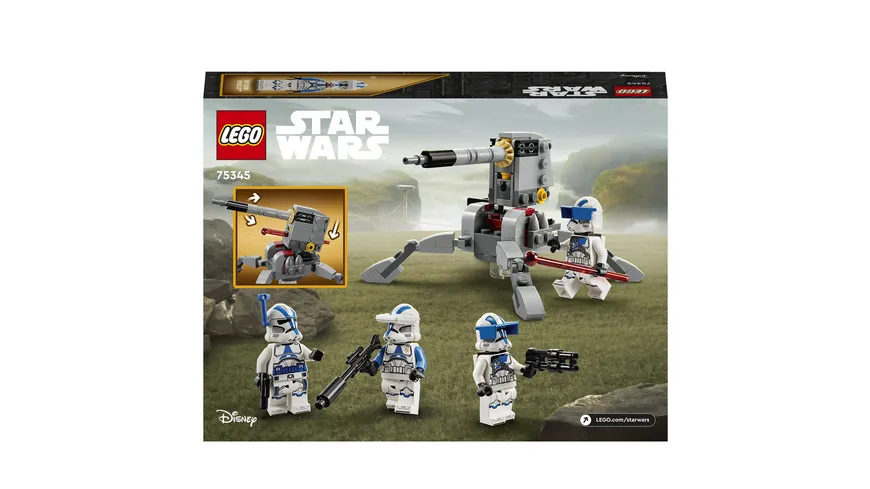 LEGO Star Wars 75345 501st Clone Troopers Battle Pack Set mit Figuren