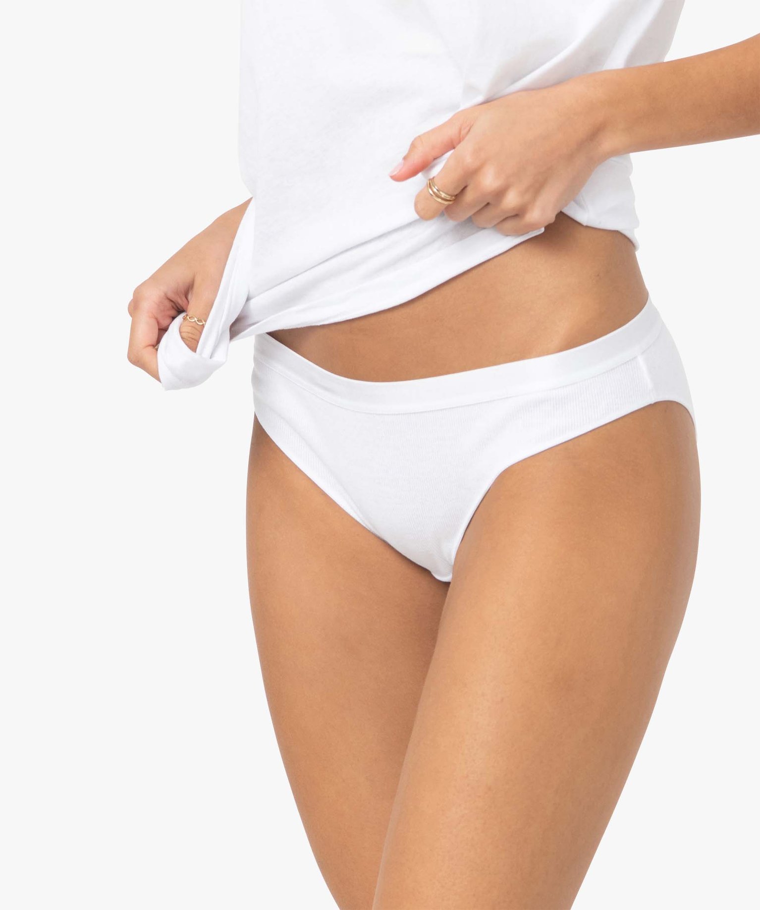 Culotte en maille ctelée femme (lot de 2) multicolore | GEMO