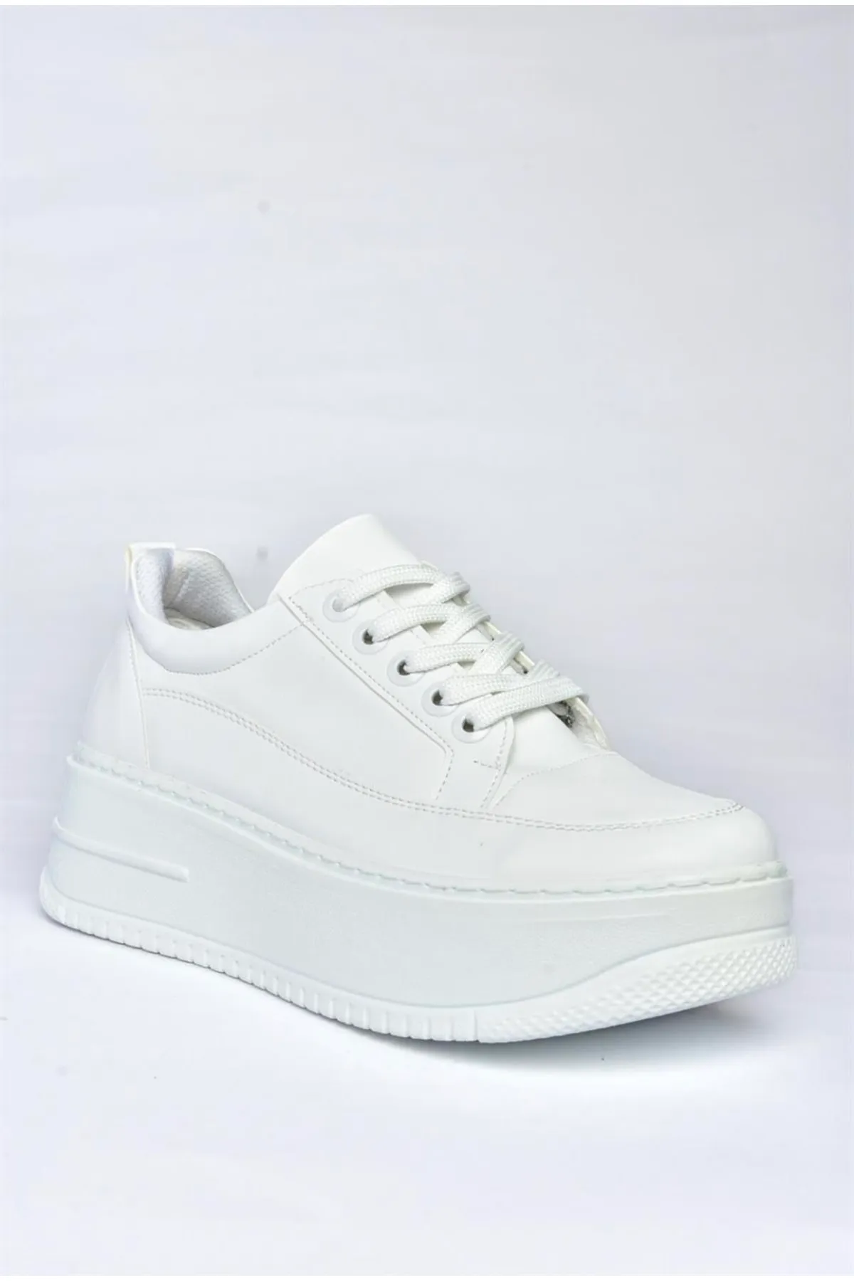 Fox Shoes  P274117509 Weiße Sportschuhe für Damen mit hoher Sohle