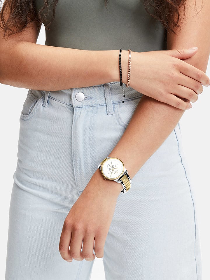 Liebeskind Chronograph in Silber/ Gold/ Weiß günstig kaufen onesize