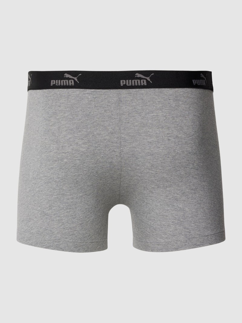 Boxershorts mit elastischem Logo-Bund im 4er-Pack in schwarz