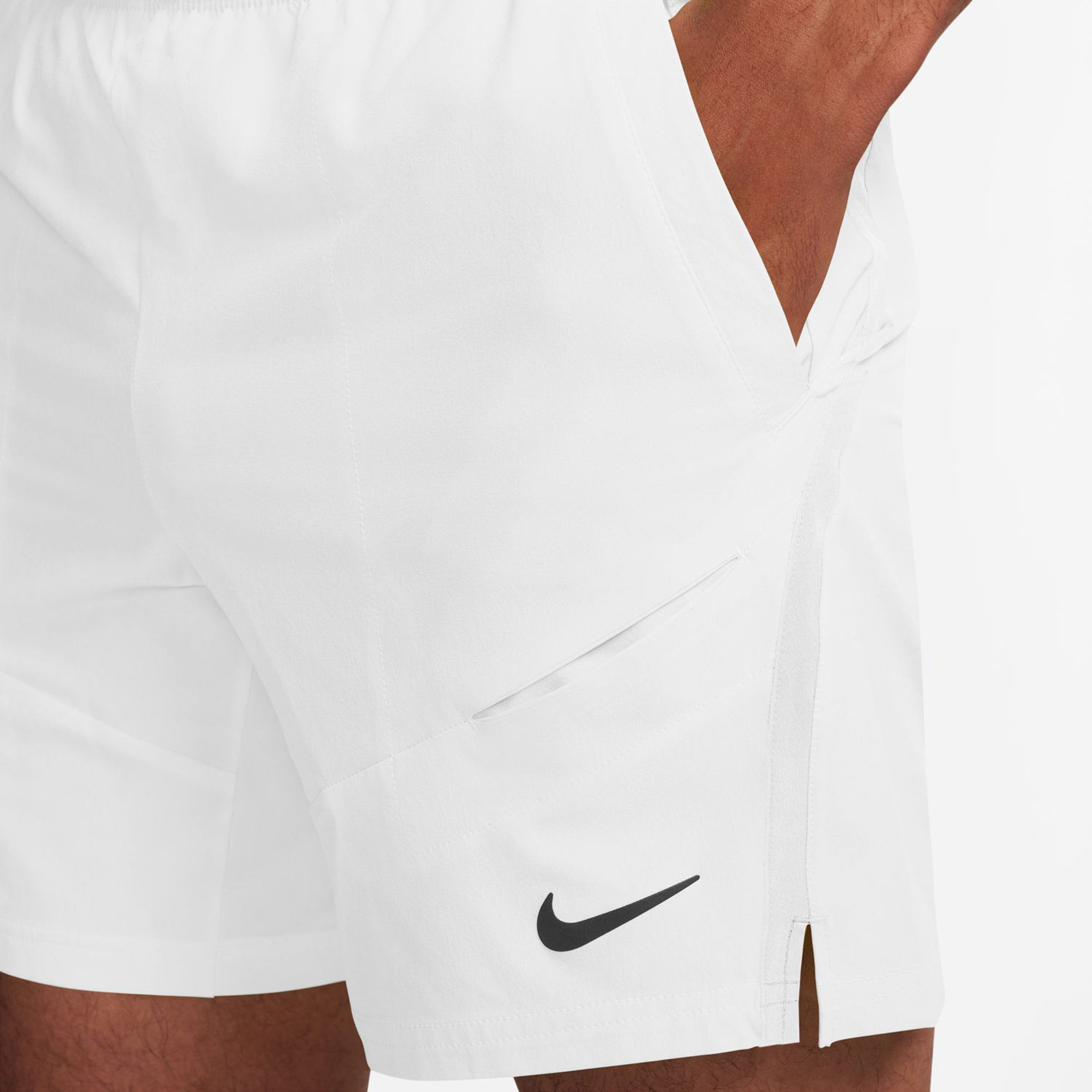 Court Dri-Fit Advantage 7in Shorts Herren - Weiß