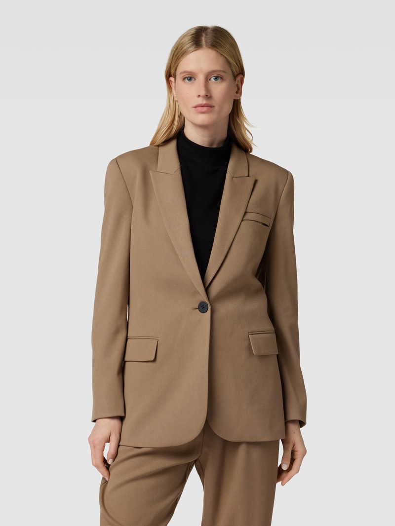 Blazer mit Brustleistentasche Modell 'CMTAILOR-JA' in khaki