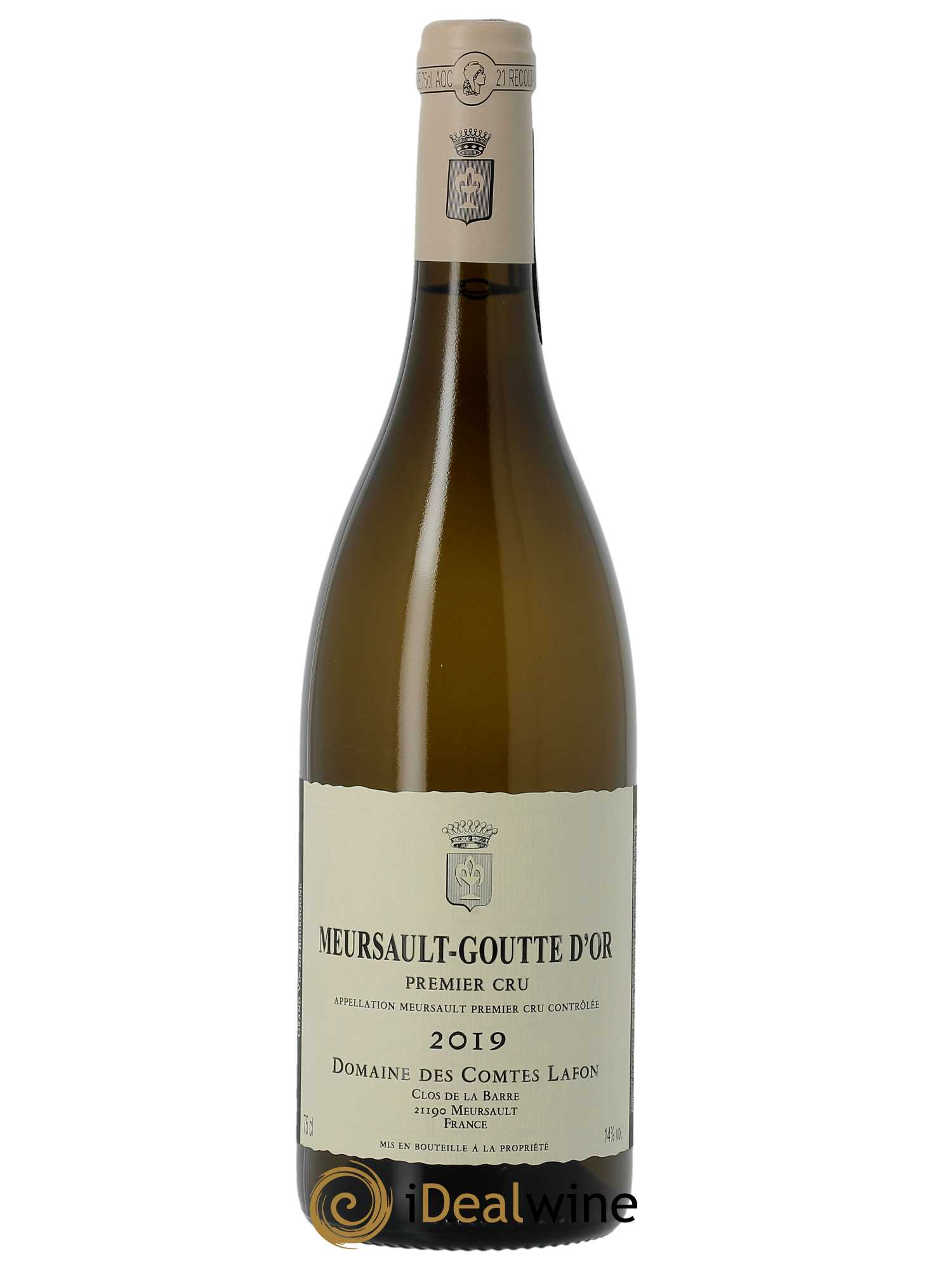 Meursault 1er Cru Goutte d'Or Comtes Lafon (Domaine des)  2019 - Lot de 1 Bouteille