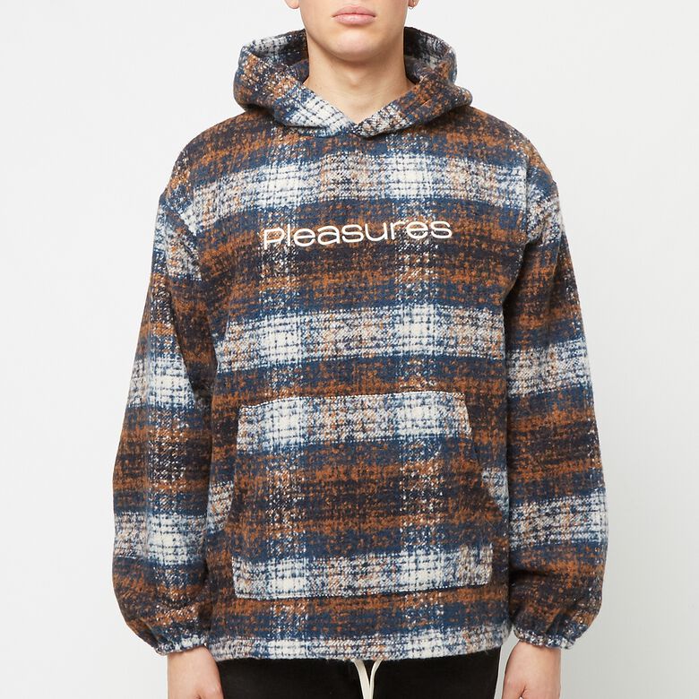 Pleasures Machinist Poncho Hoodie brown/blue