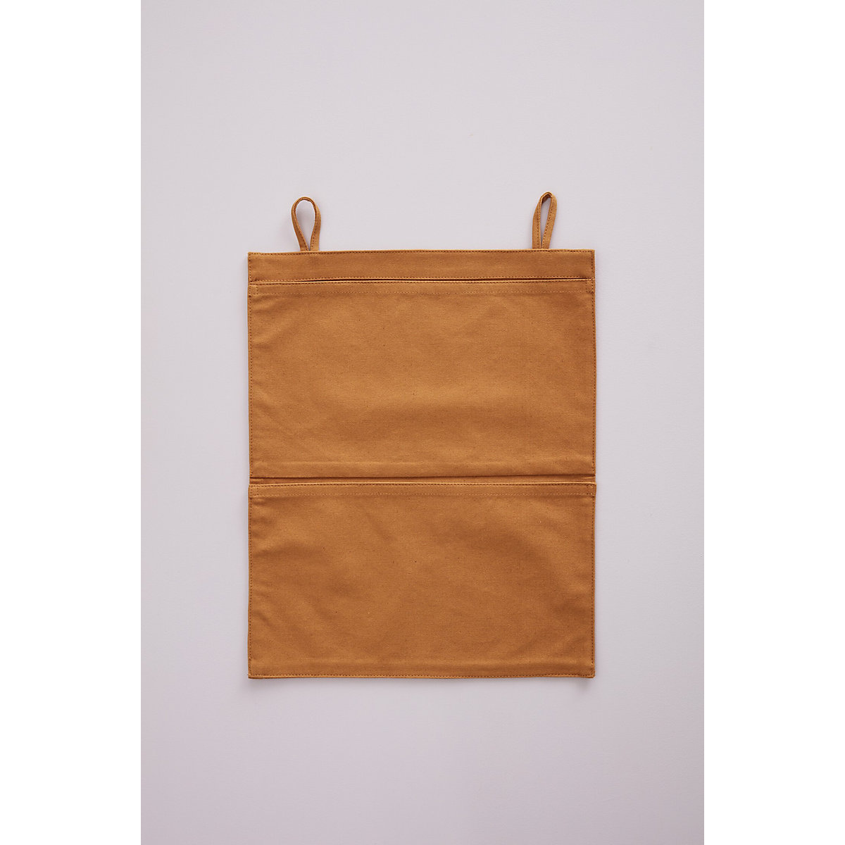 Wandtaschen aus Stoff, braun Wanddeko