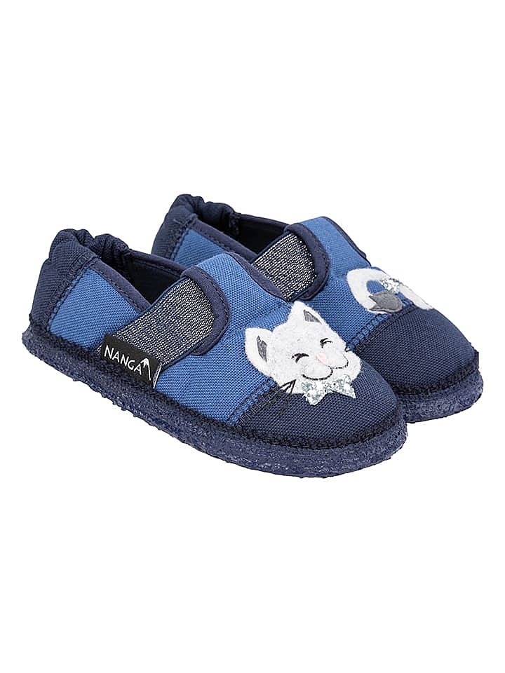 Nanga shoes Hausschuhe in Dunkelblau günstig kaufen 34