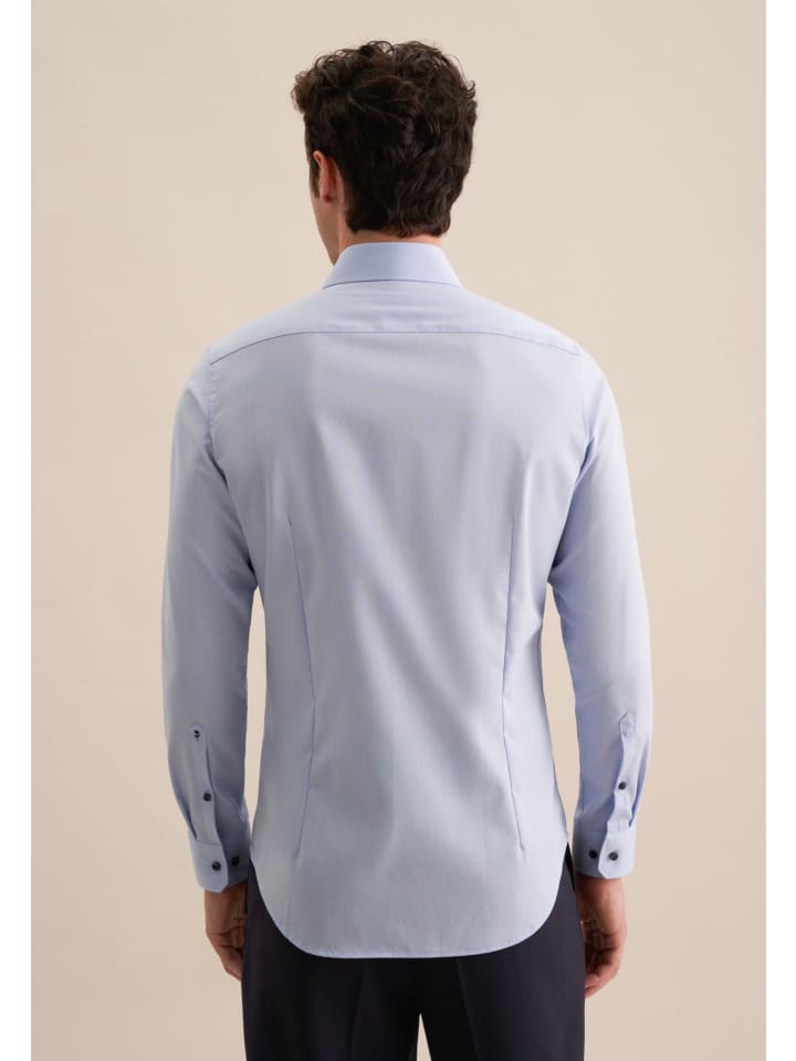 Seidensticker Business Hemd Slim in Mittelblau günstig kaufen