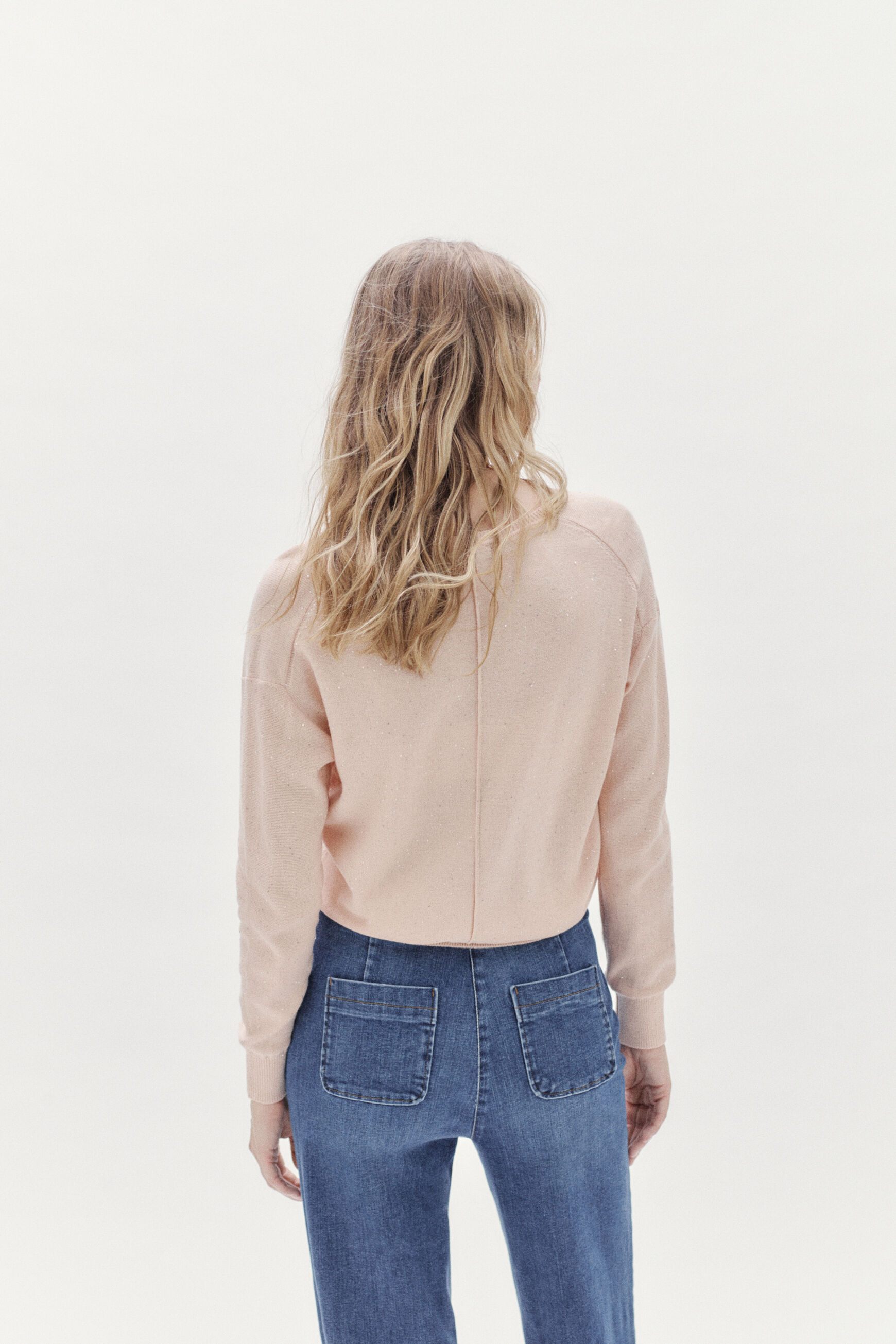 pull ange rose pastel femme