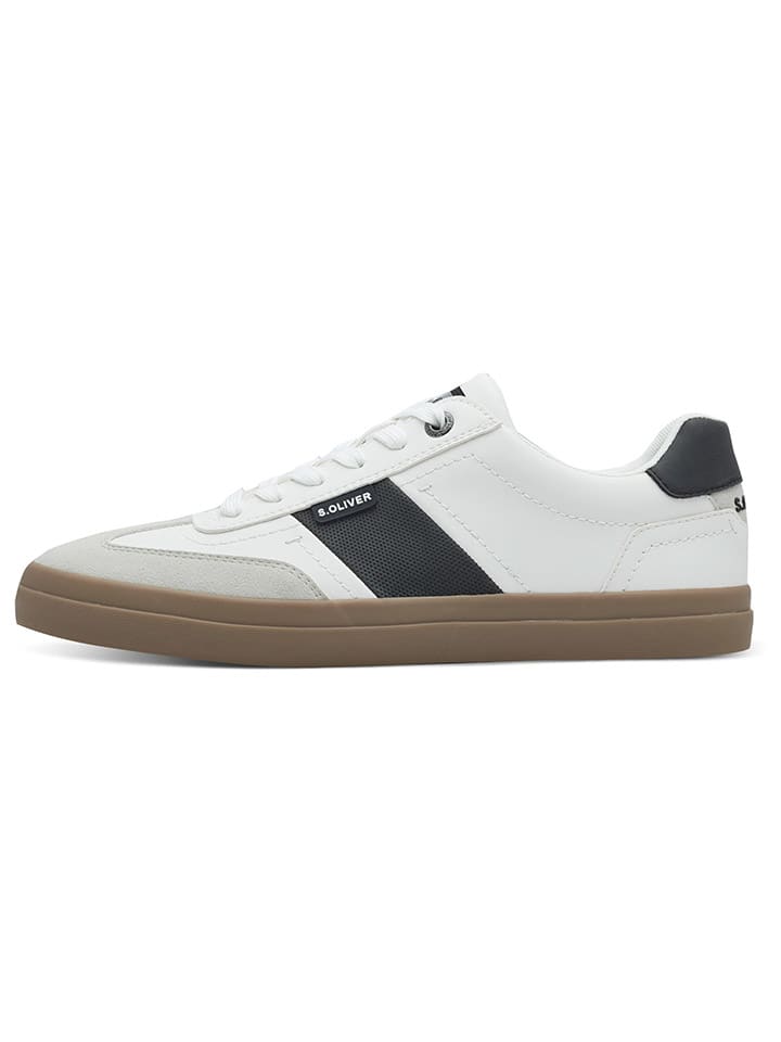 s.Oliver Sneakers in Weiß/ Schwarz günstig kaufen