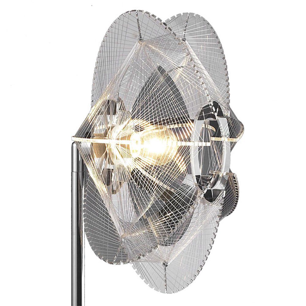 etc-shop LED Tischleuchte, Leuchtmittel nicht inklusive, Designer Tischlampe Tischleuchte Modern Spiegeleffekt Lampe Leuchte